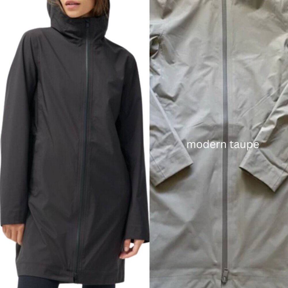 Aritzia the group by babaton frontier hooded waterproof rain coat jacket S